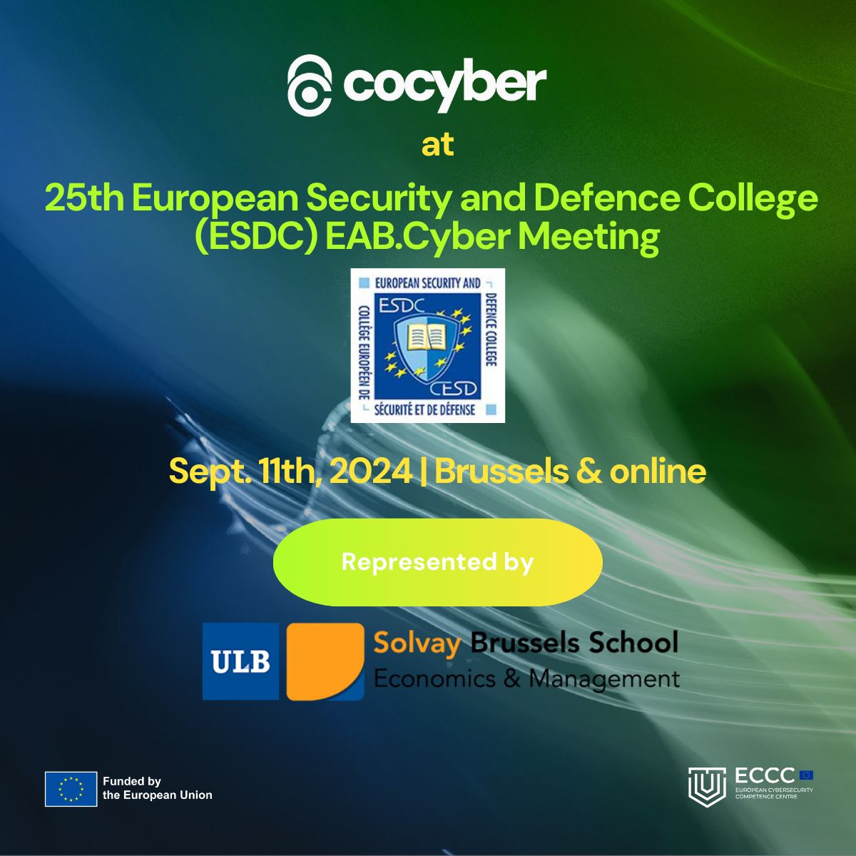 Image promoting the conference from Brussels&online