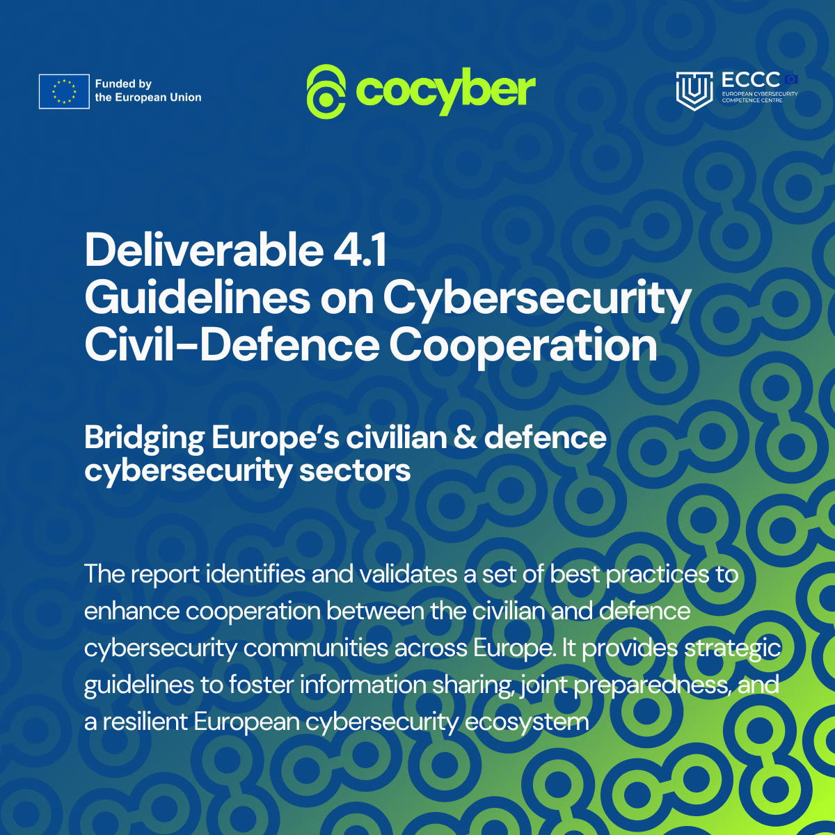 Deliverable title on a green background