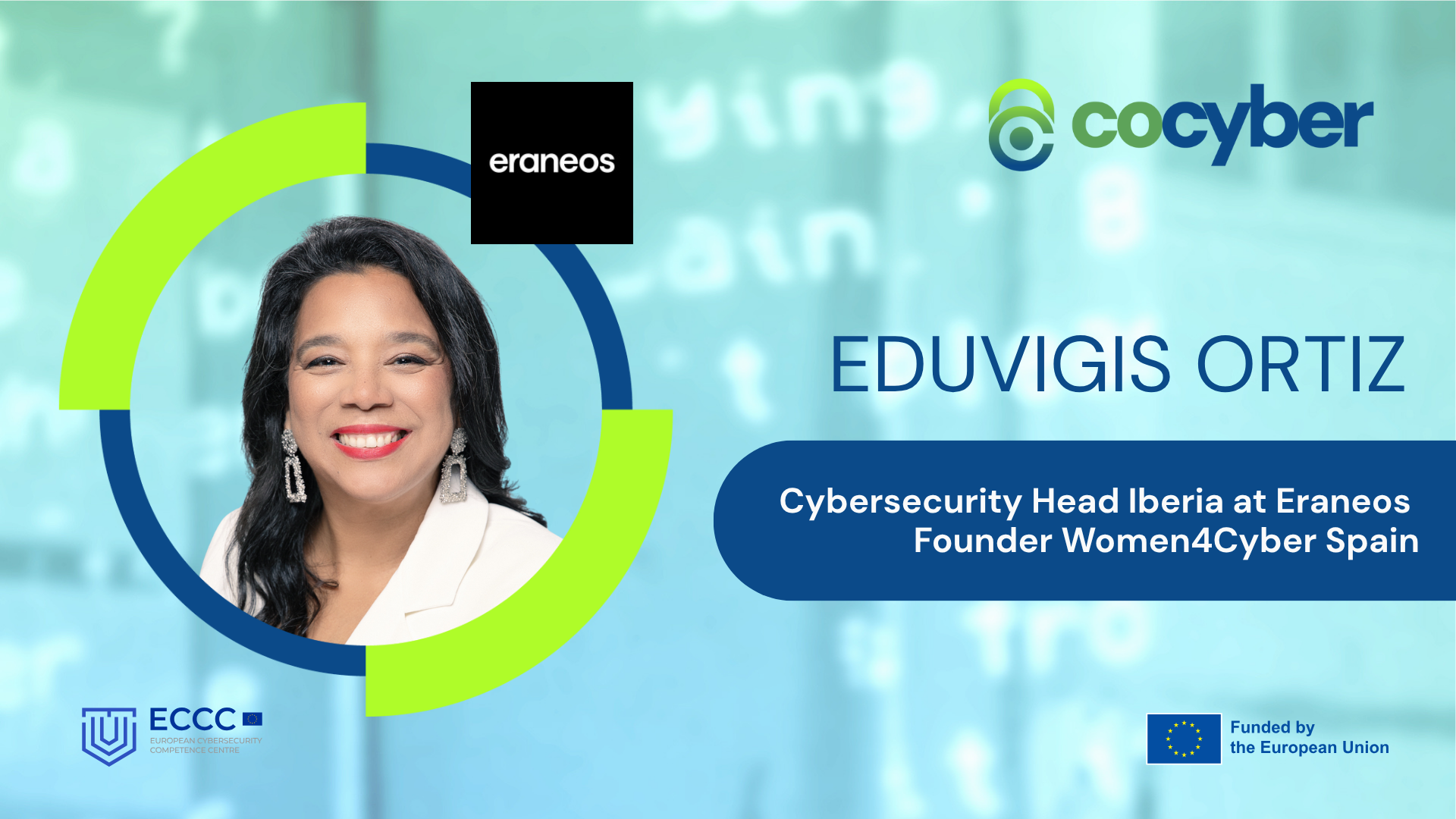 image with writing and picture of a COcyber Batch 1 Ambassador