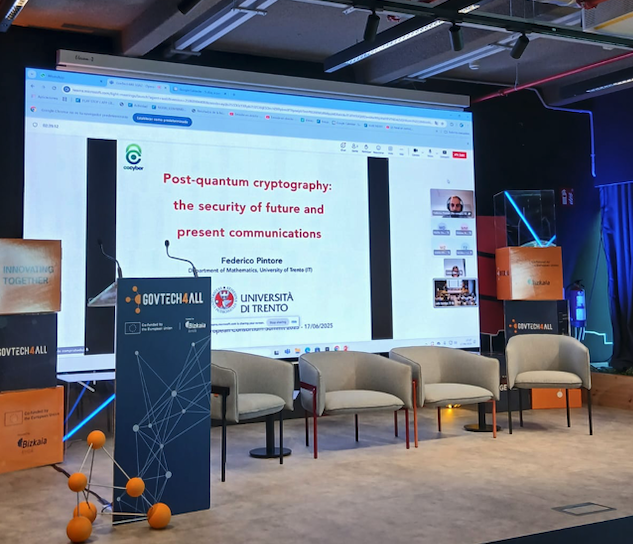 Slide with post quantum cryptography