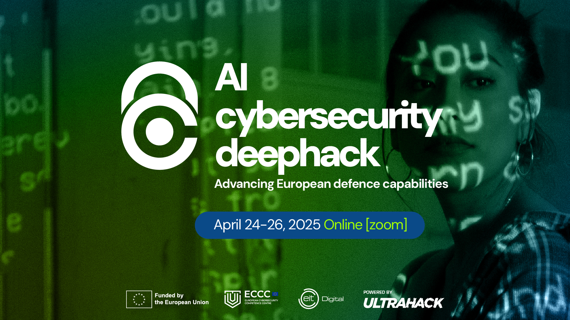 Event Banner 'AI cybersecurity deephack'